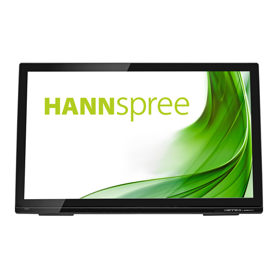 HANNspree Hanns.G HT273HPB Manuals