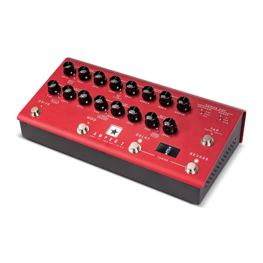 Blackstar Dept. 10 AMPED 2 - Amplifier Pedal Manual