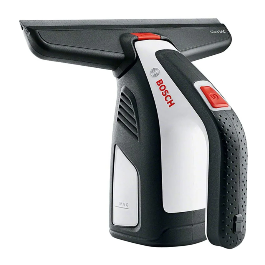 Bosch GlassVAC Manual