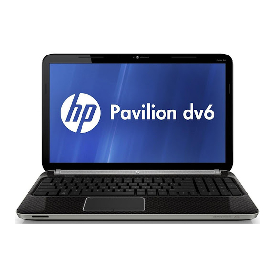 HP Pavilion DV6 Series Keyboard Removal Manual