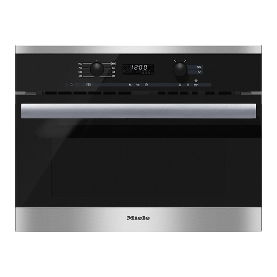 Miele M 6160 TC Operating Instructions Manual