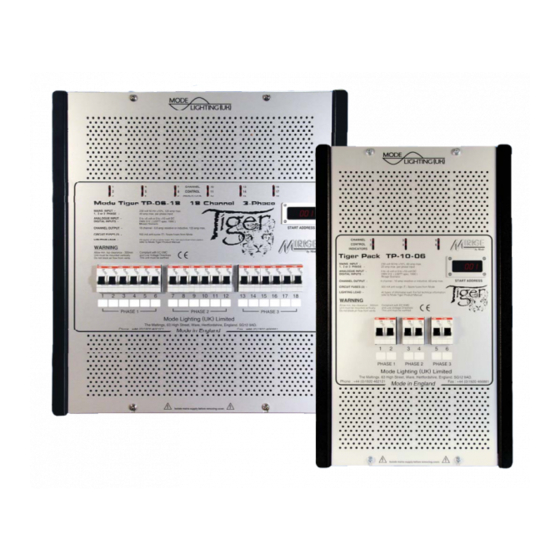 Mode Lighting Tiger Installation Manual
