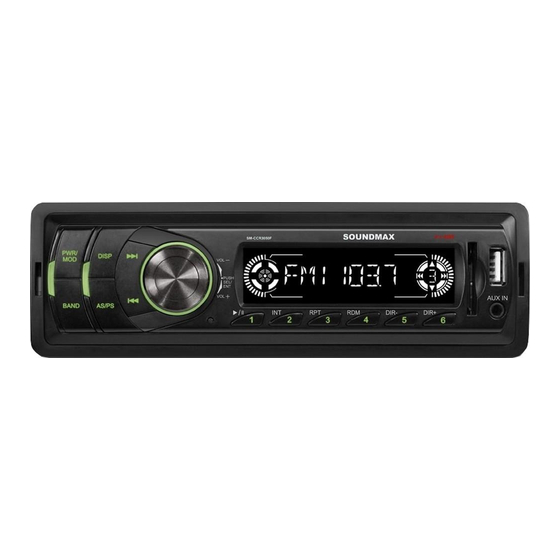 SoundMax SM-CCR3050F Instruction Manual