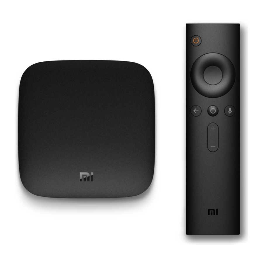 Xiaomi Mi Box 3 Manual