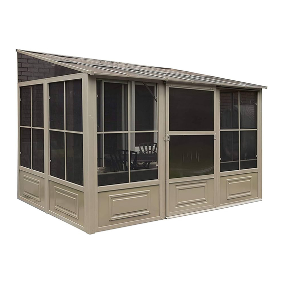 Gazebo penguin W12091/2MR-12 Assembly Instructions Manual