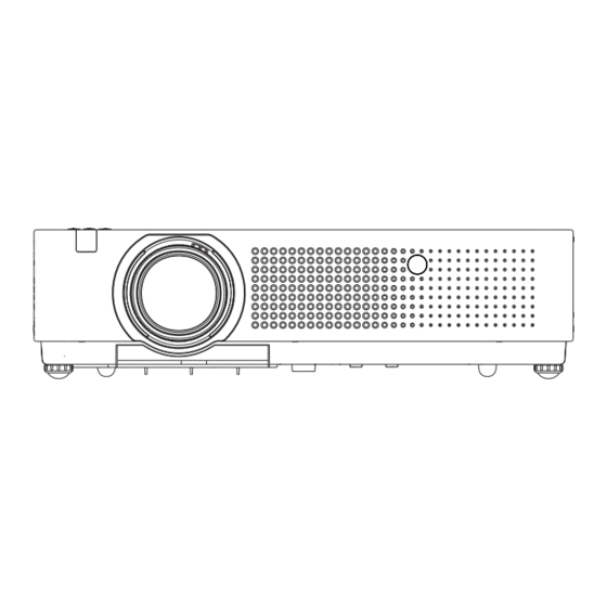 Panasonic PT-VX400NTE Operating Instructions Manual