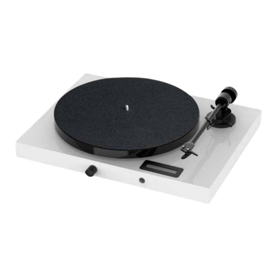 Pro-Ject Audio Systems Juke Box E1 Setup Manual