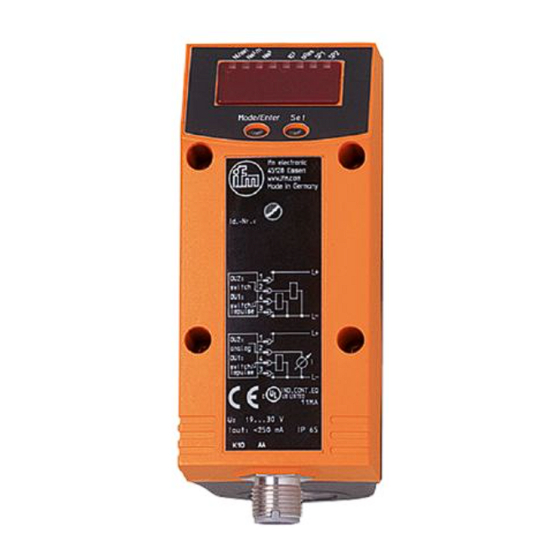 IFM Electronic efector300 SD6050 Operating Instructions Manual