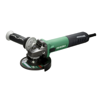 Hitachi Koki G13VE Handling Instructions Manual