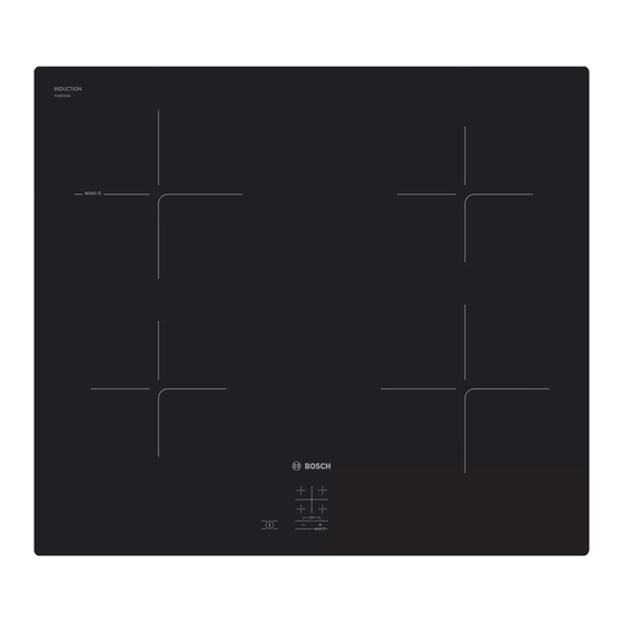 Bosch PUG61KAA5E User Manual And Installation Instructions