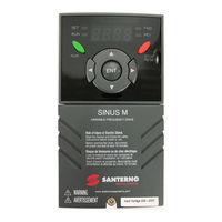 Santerno SINUS M 00017 2S/T User Manual