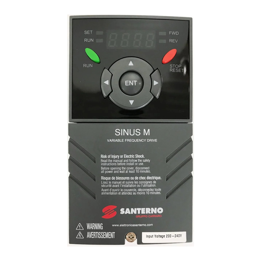 Santerno sinus M User Manual