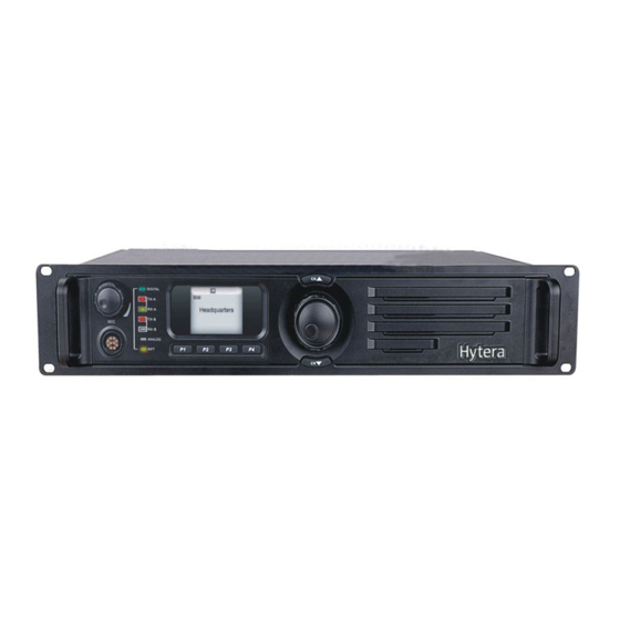 Hytera RD980 Upgrade Manual