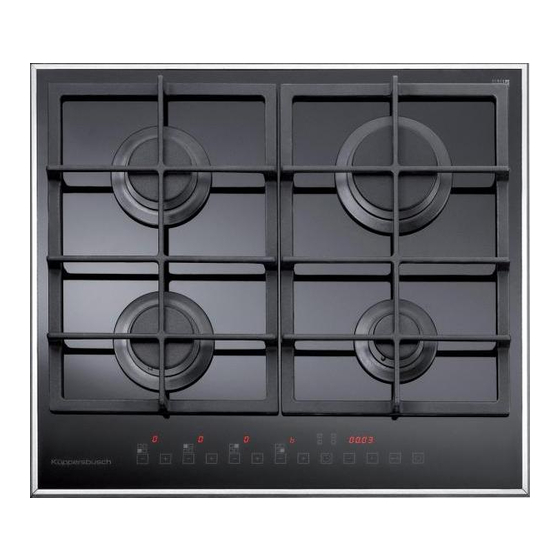 Kuppersbusch GKE 9851.0M Gas Cooktop Manuals