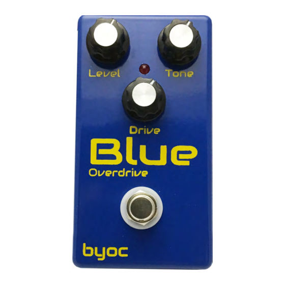 BYOC Blue Overdrive Kit Instructions