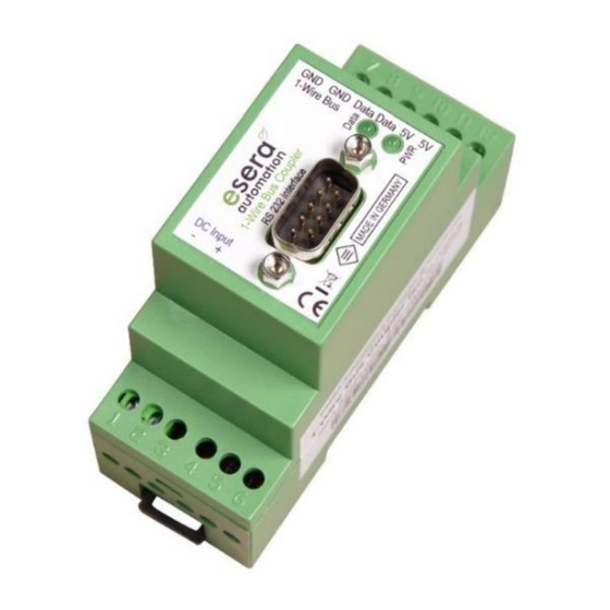 esera automation 11302-R Quick Manual