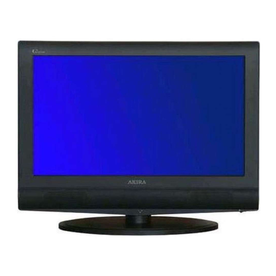 User Manuals: akira LCT-19AD17ST LCD TV