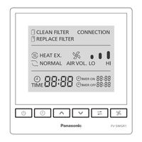 Panasonic FV-SWGR1 Installation And Operating Instructions Manual