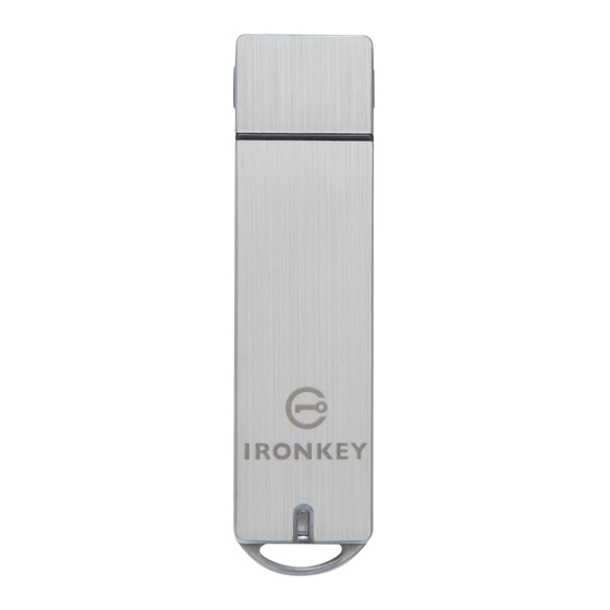 Kingston Technology IRONKEY S1000B User Manual