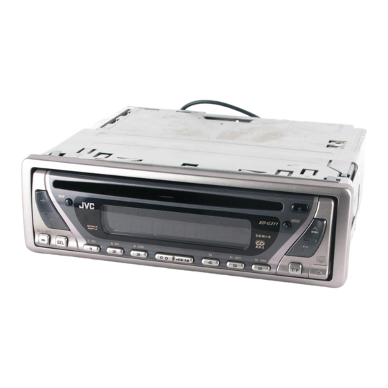 JVC KD-G311 Instructions Manual