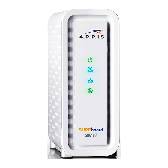 ARRIS/Motorola SB6183 Quick Start Manual