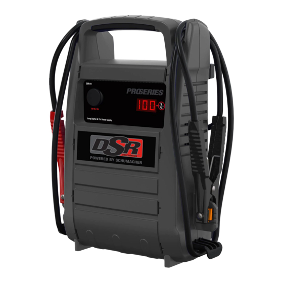 Schumacher Electric DSR141 Owner's Manual