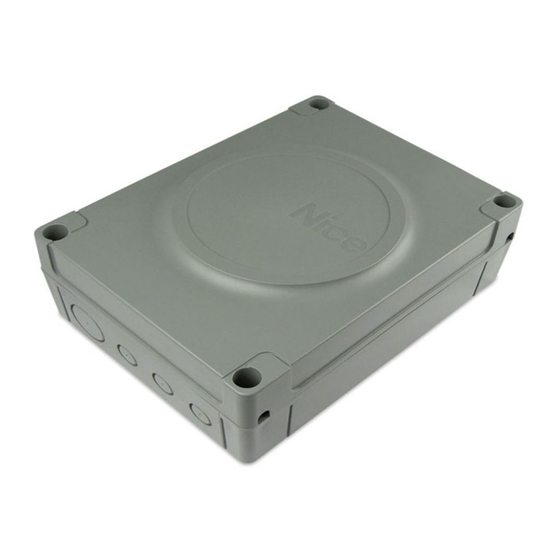 Nice MC824L Instructions And Warnings For Installation And Use
