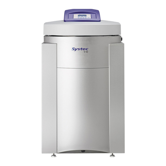 Systec VX Series Operating Manual