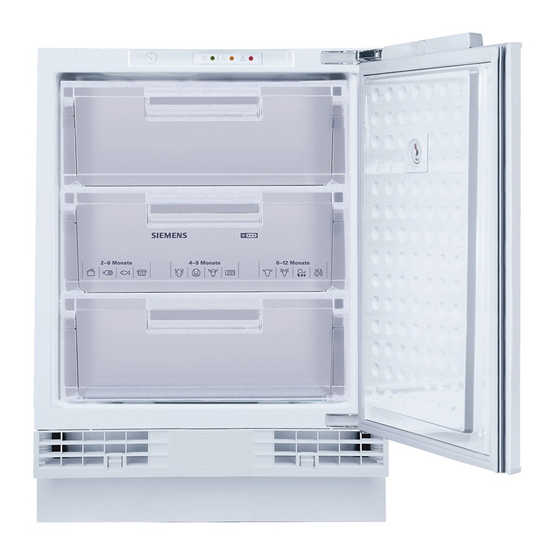 NEFF GU D Series Built-in Freezer Manuals
