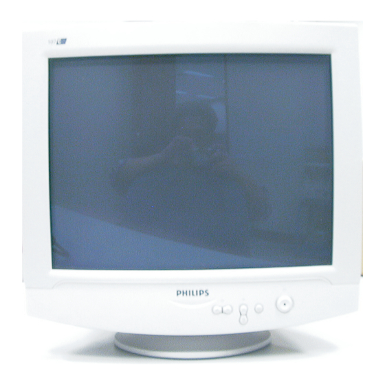 Philips M30 107E2 GS 3 Color Monitor Manuals