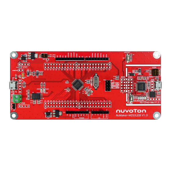 Nuvoton NuMaker-M253LEB User Manual
