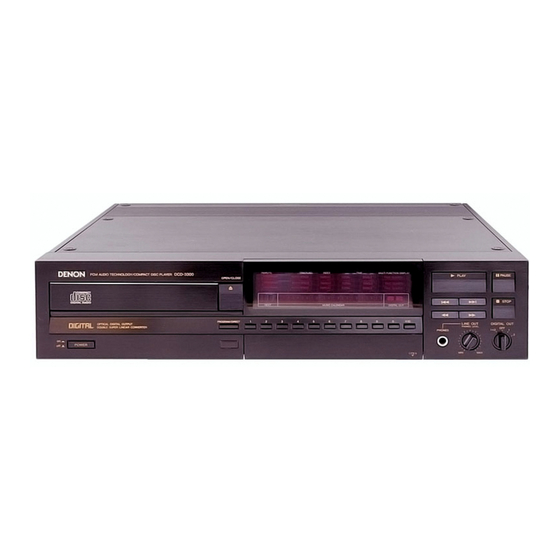 Denon DCD-3300 Service Manual