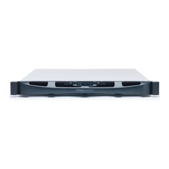 Overland Storage SnapServer	XSR 40 Configuration Manual