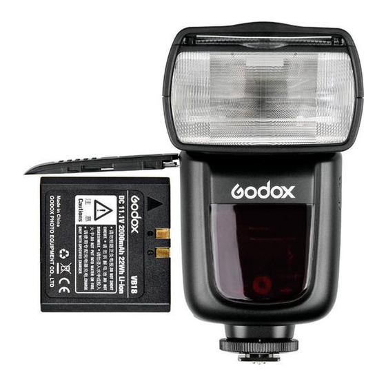 Godox Ving V860n Instruction Manual
