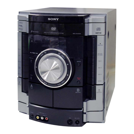 Sony HCD-RV333D Service Manual