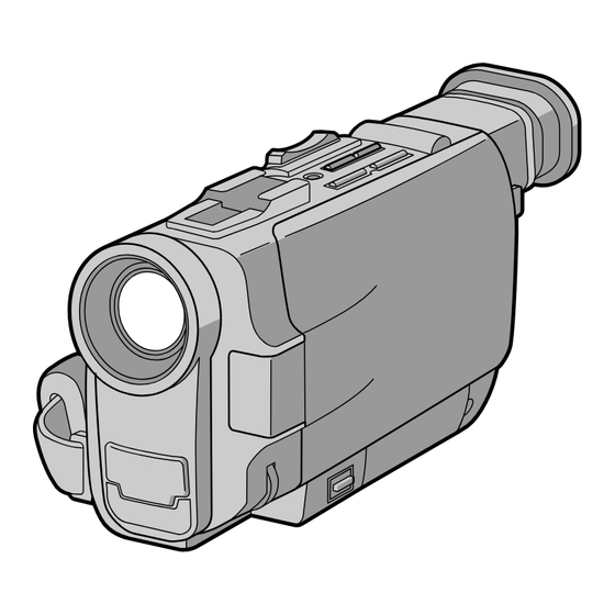 Sony DCR-TRV7 Operating Instructions  (English and Spanish) Operating Instructions Manual