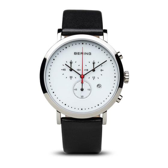 Bering 10540 Guarantee & Instruction Manual
