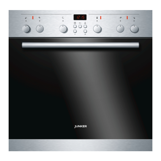Junker JH23UA 0 Series Instruction Manual