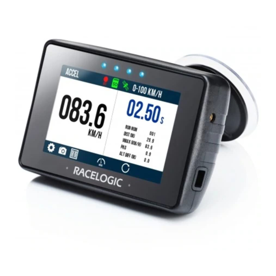 Racelogic Performance Box Touch Accel Mode Quick Start Manual