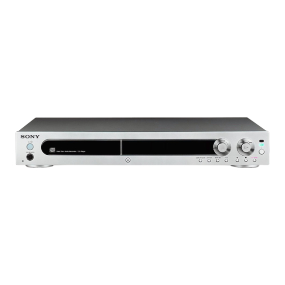 Sony HAR-LH500 Operating Instructions Manual
