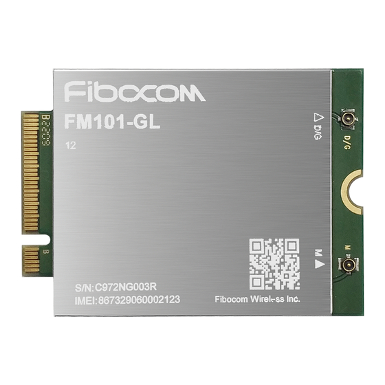 Fibocom FM101-GL Hardware Manual