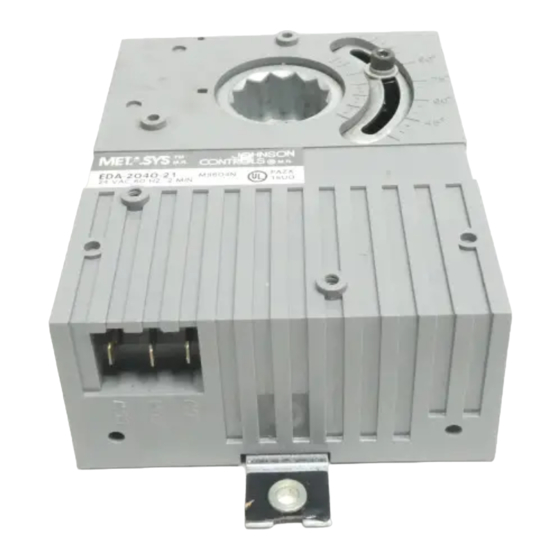 Johnson Controls EDA-2040 Installation Manual