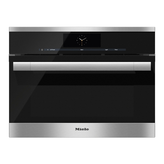 Miele DGC 6705-1 Operating And Installation Instructions