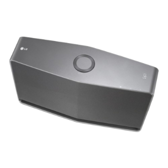 LG MUSIC flow H7 Simple Manual
