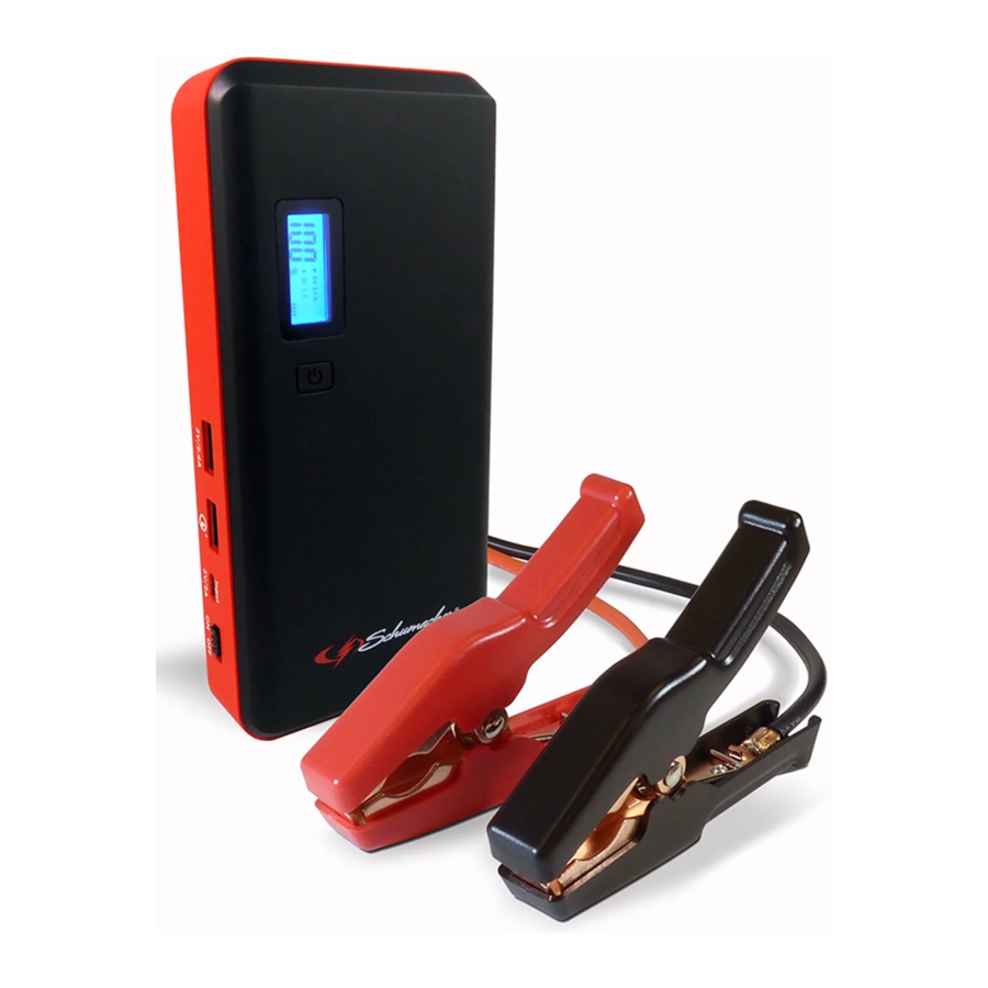 Schumacher SL1396 800 Peak Amp Lithium Ion Power Pack Manual ManualsLib