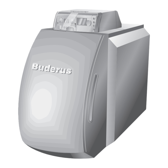 Buderus Logano plus GB225 Installation And Service Instructions Manual