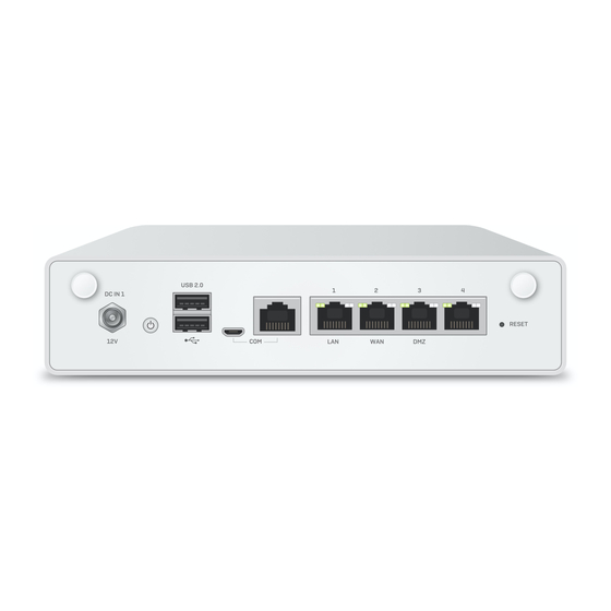 Sophos XG 86 Quick Start Manual