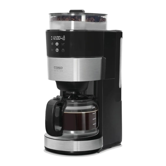 CASO DESIGN Grande Aroma 100 Operating Manual