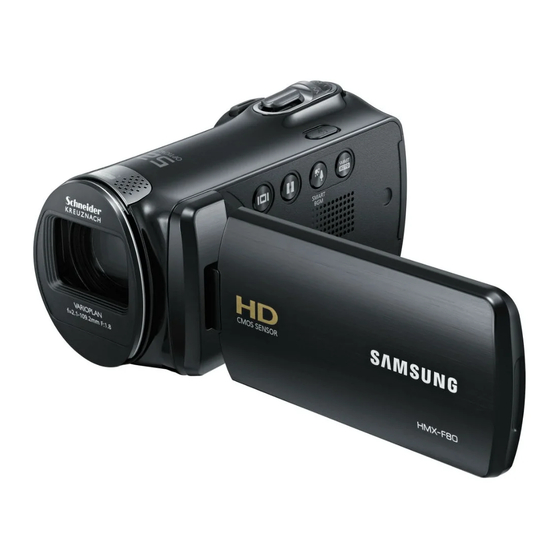 Samsung HMX-F80BP User Manual
