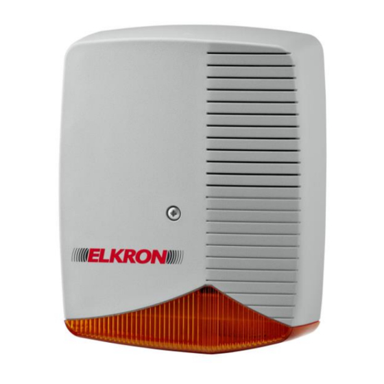 Elkron HPA700M Installation Manual